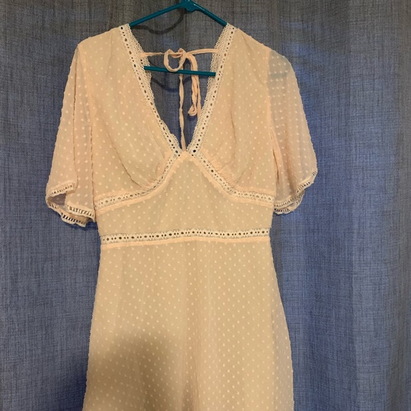 SHEIN Dresses & Skirts - SHEIN Light Pink Polka Dot Dress